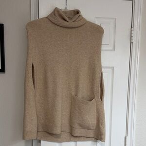ANTONIO MELANI Beige Turtleneck Sweater